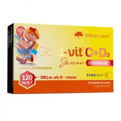 Olimp Labs Gold-Vit C+D3 Junior tabletta 30db