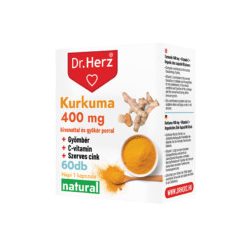 Dr.Herz Kurkuma 400mg kapszula - 60db