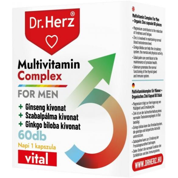Dr. Herz Multivitamin Férfiaknak 60 db kapszula
