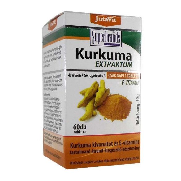 Jutavit Kurkuma Extraktum + E-vitamin - 60db