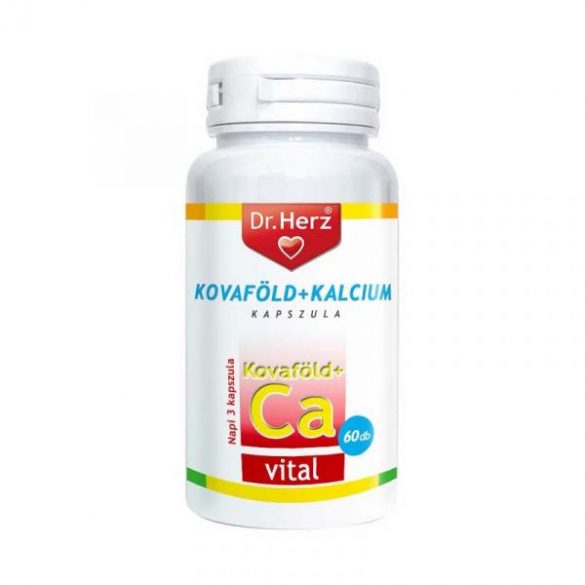 Dr. Herz kovaföld + kalcium + C-vitamin kapszula - 60db