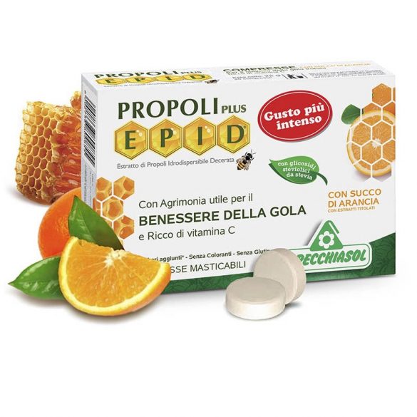 Natur Tanya-Specchiasol EPID Propolisz szopogatós narancs ízű tabletta 20 db