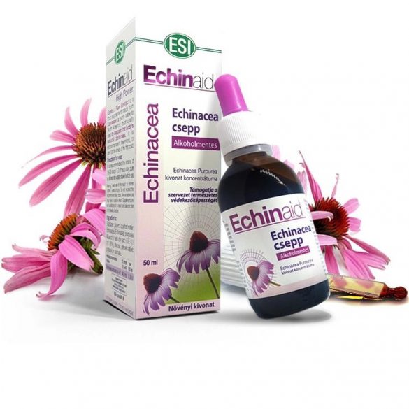 Natur Tanya ESI EchinAid alkoholmentes echinacea-csepp - 50 ml